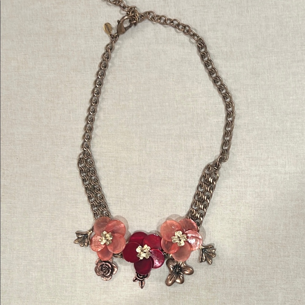 CHICO’S Floral Statement Necklace